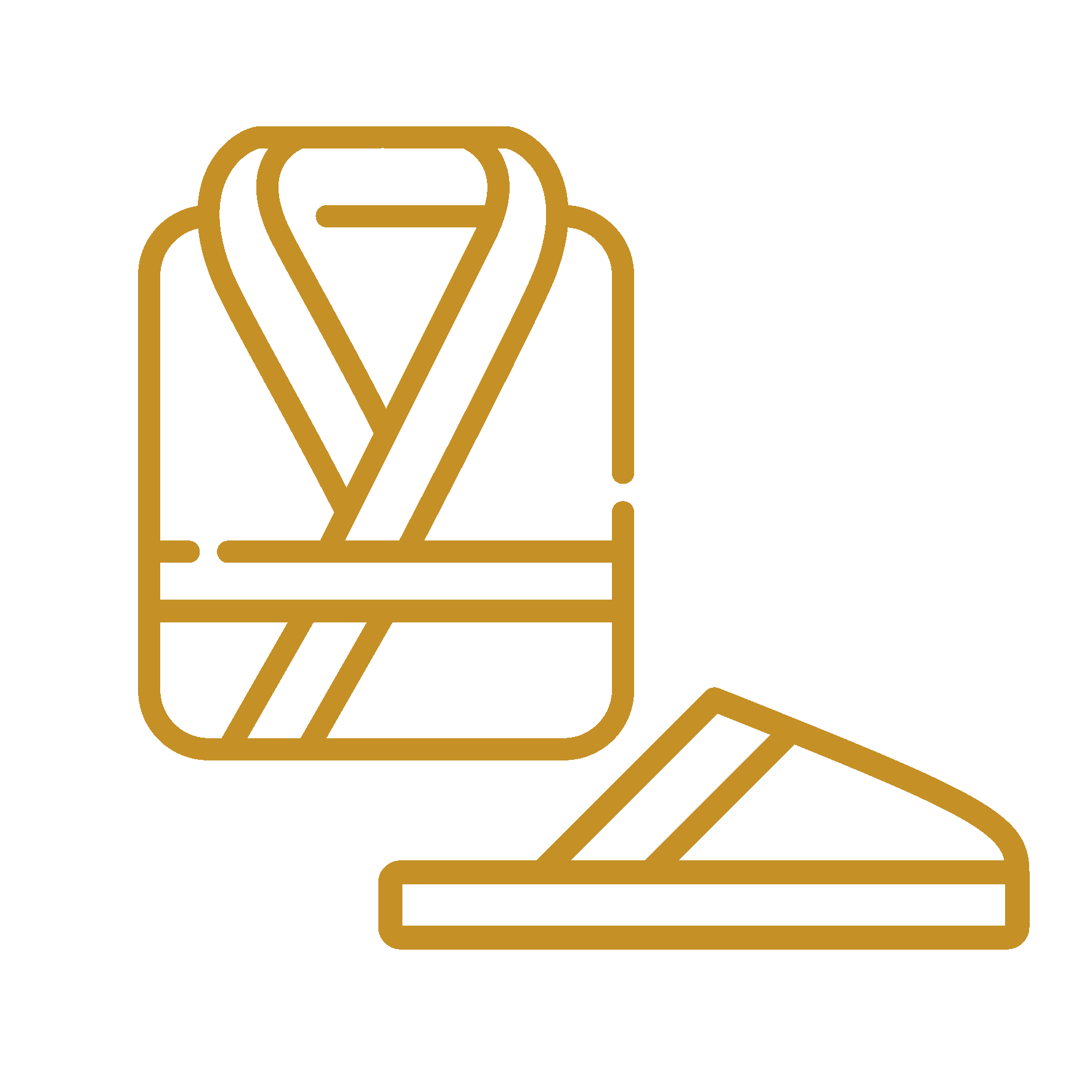 Peignoir & chaussons